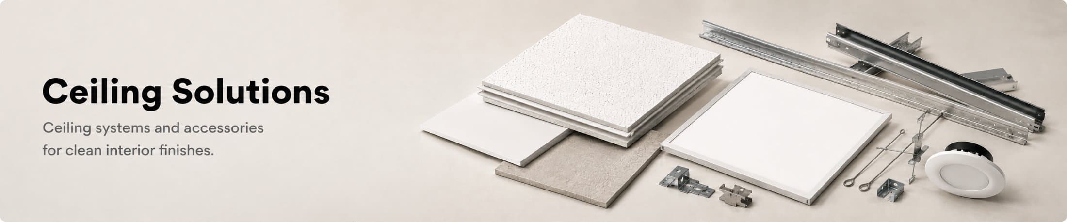 Ceiling systems, panels and grids